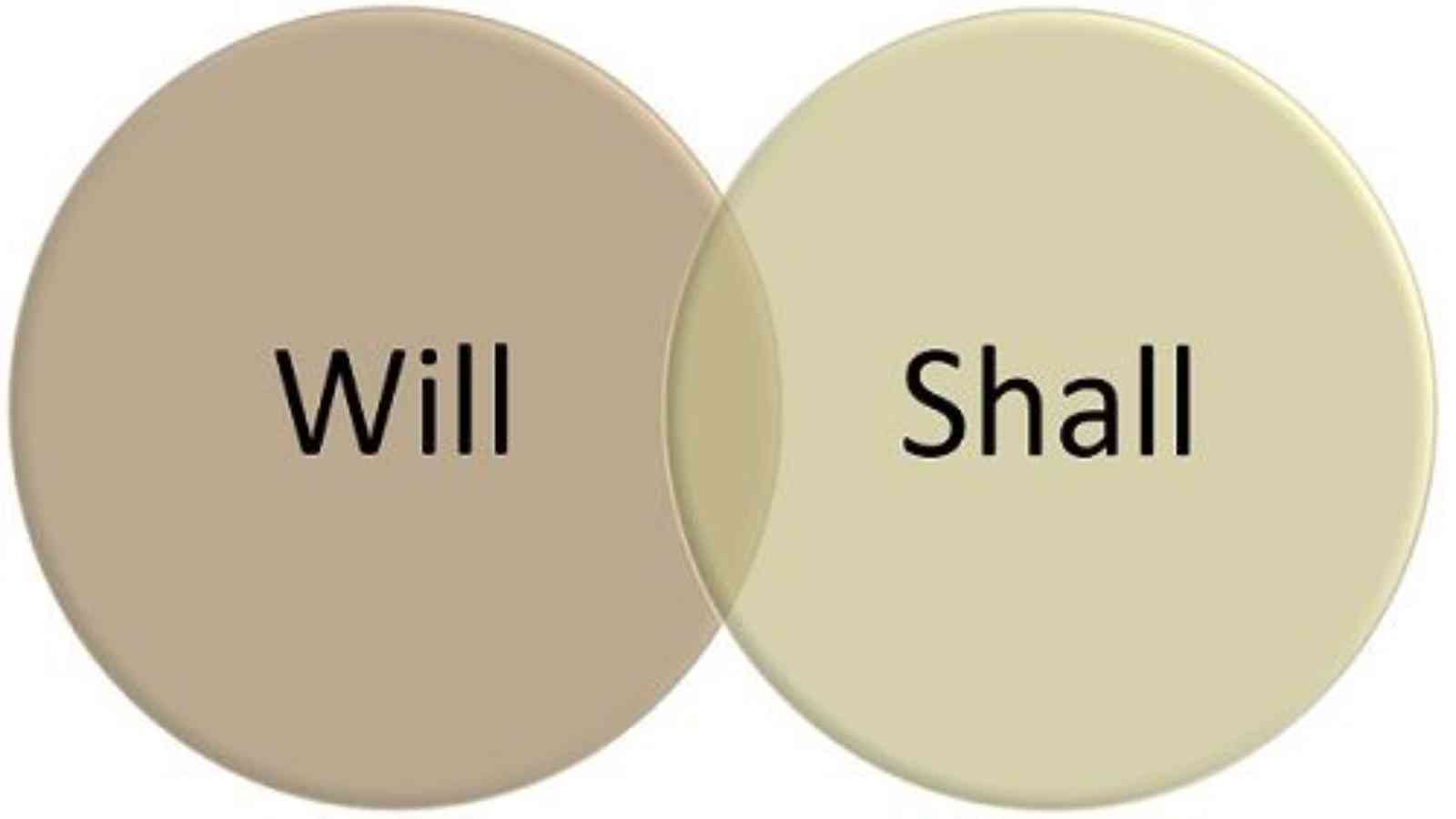 Will vs Shall: Difference between Shall and Will