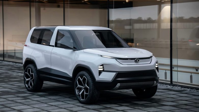 Tata Sierra EV front angle image