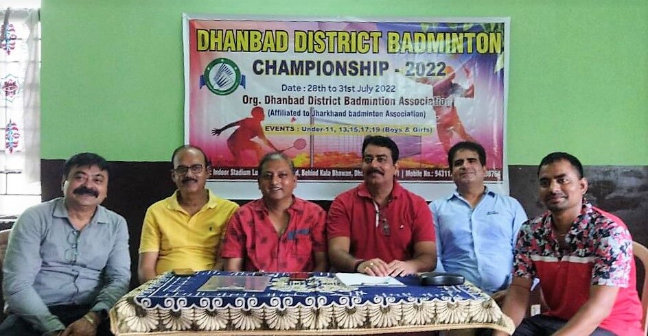 After three years, Dhanbad District Badminton Championship to begin from After three years, Dhanbad District Badminton Championship to begin from July 28