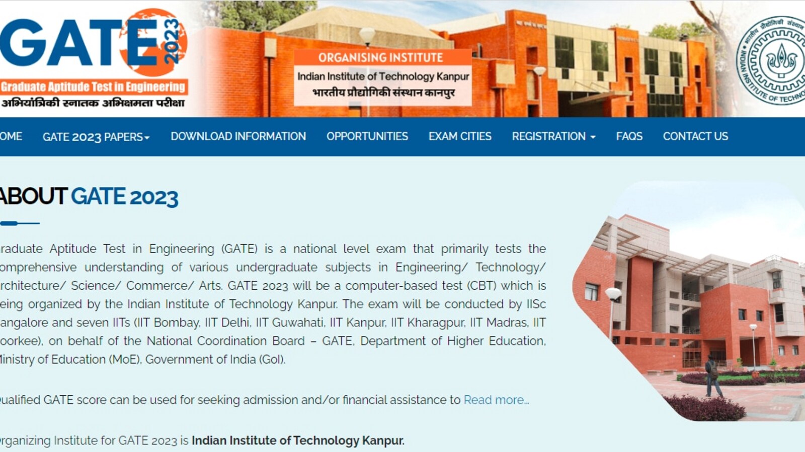 GATE 2023: Registration process begins, here's direct link to apply | Competitive Exams