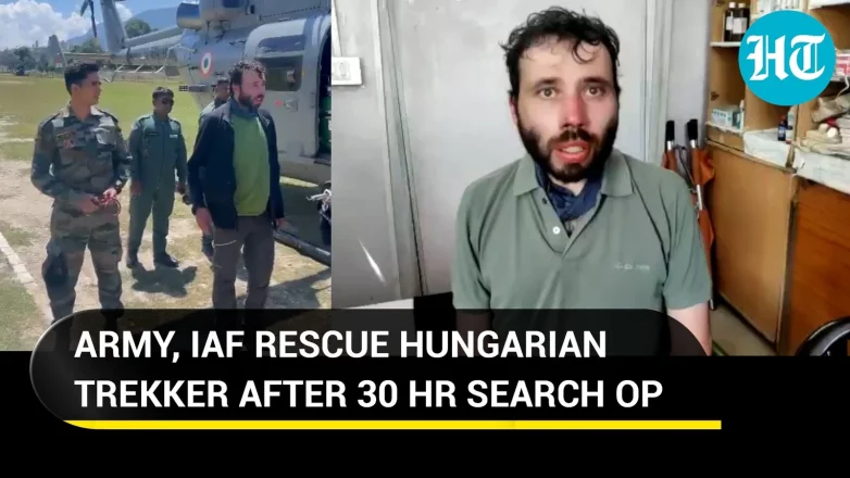 Army, IAF rescue Hungarian trekker from glaciated heights of Kishtwar, J&K