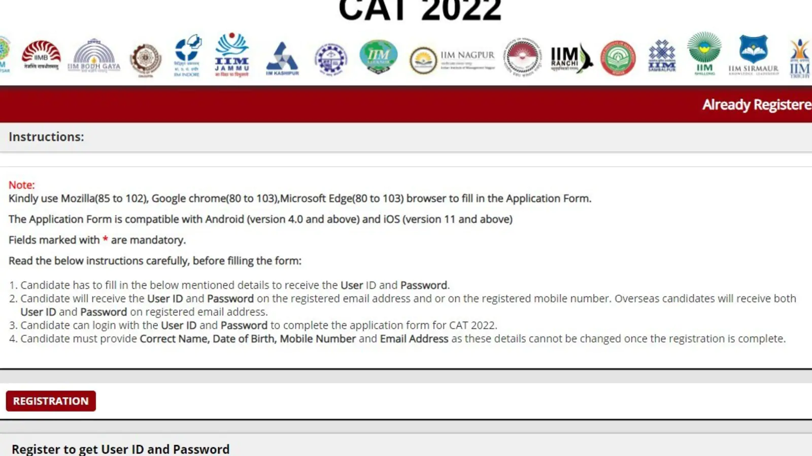 CAT 2022 registration begins at iimcat.ac.in, direct link to apply | Competitive Exams