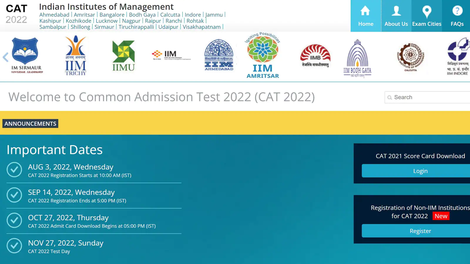 CAT 2022 application begins on August 3; Check eligibility, important dates