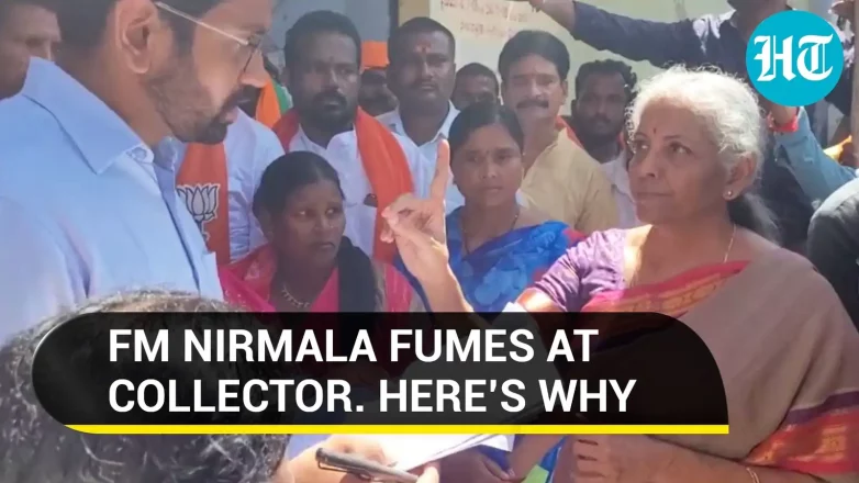 Sitharaman reprimands collector at Telangana ration shop; KTR says ‘appalled'
