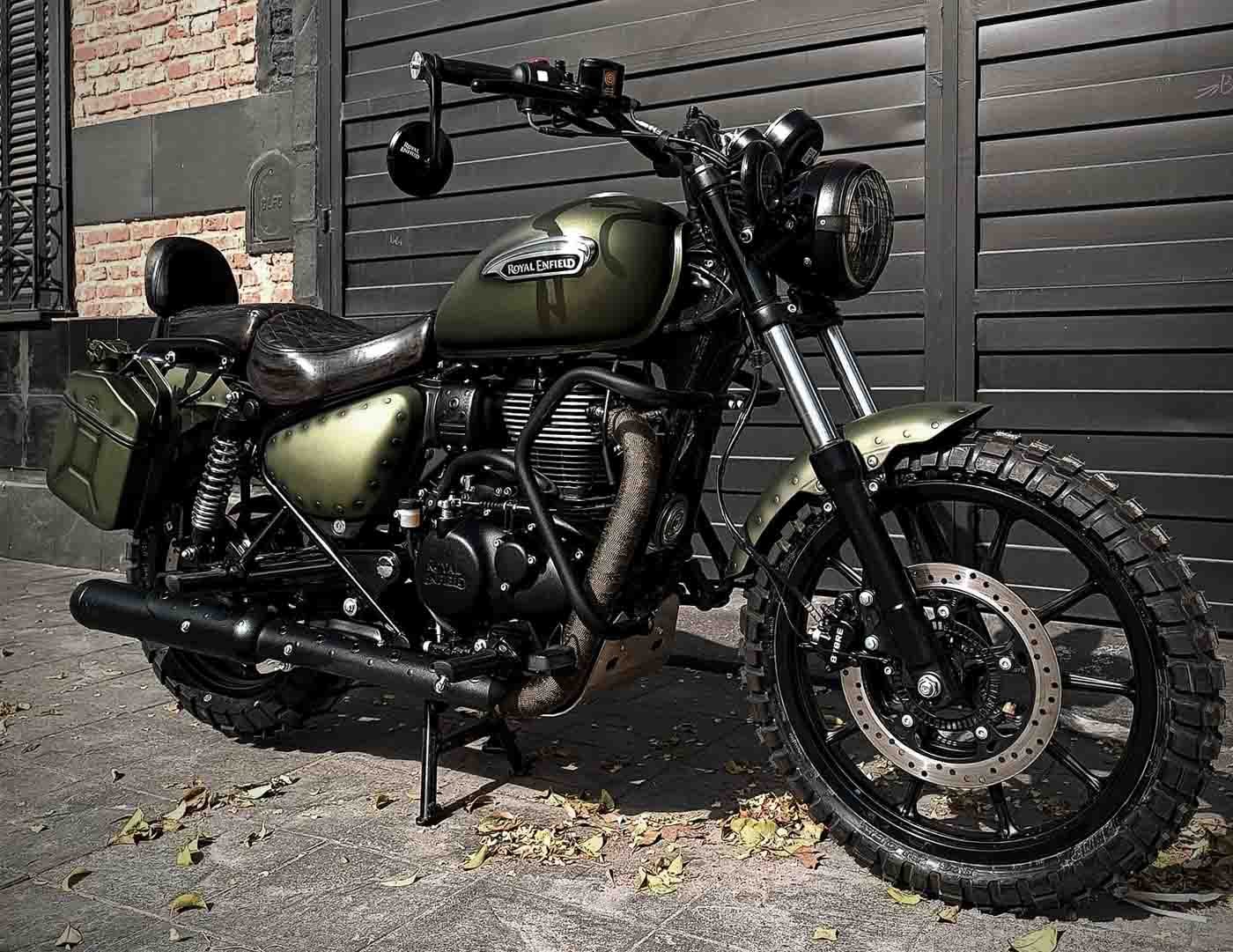 This Modified Royal Enfield Meteor 350 Definitely Deserves Your Attention Modified Royal Enfield Meteor 350