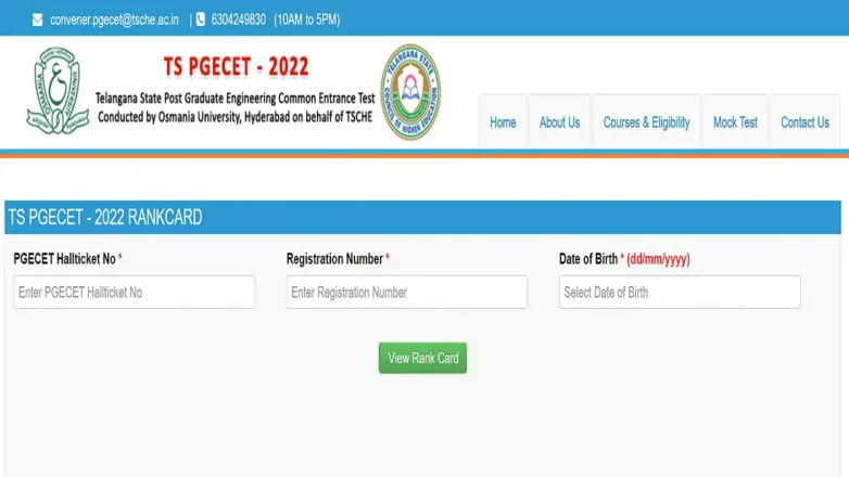 TS PGECET 2022 Result declared, check rank card here | Competitive Exams