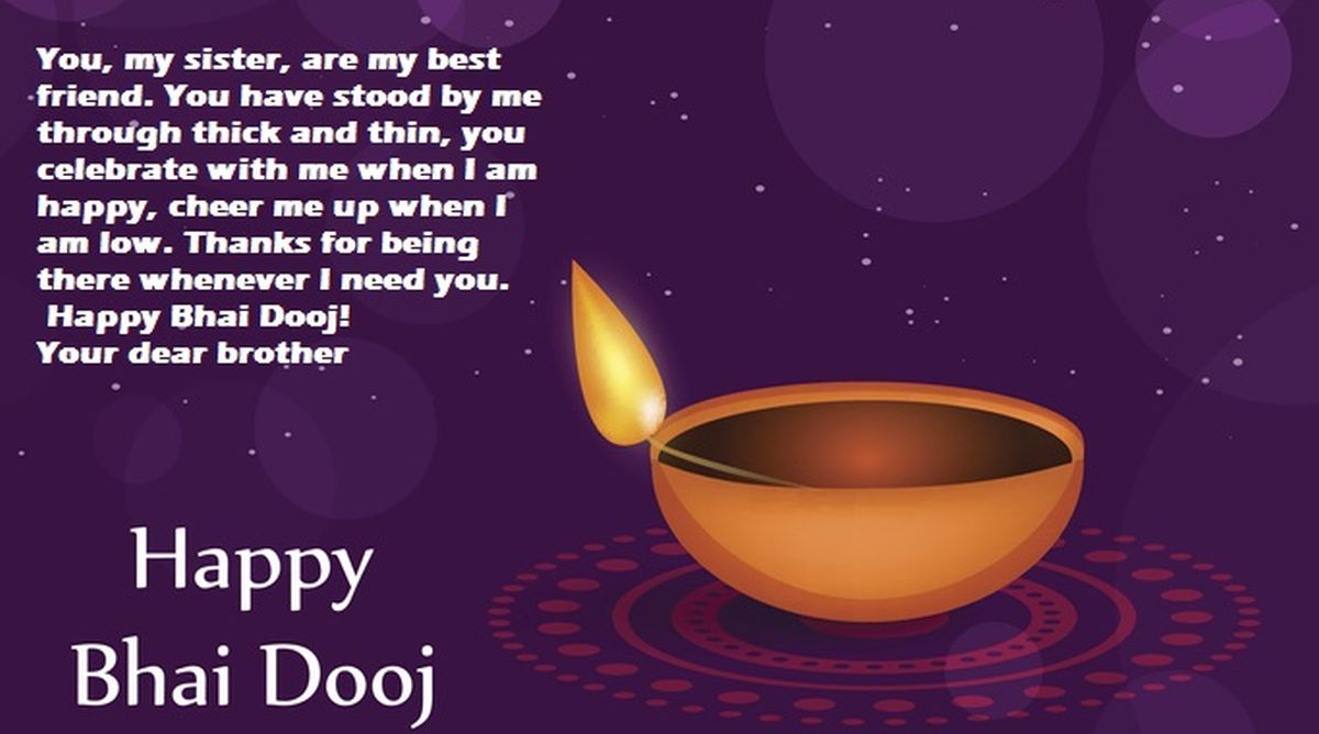 illustration of Hindu Festival Bhai Dooj Background