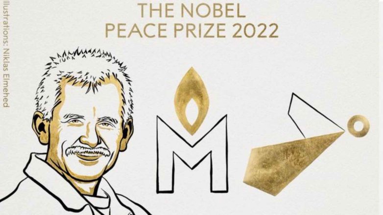 Nobel Peace Prize 2022 to Ales Byalyatski, Russia's Memorial and Ukraine's Center for Civil Liberties