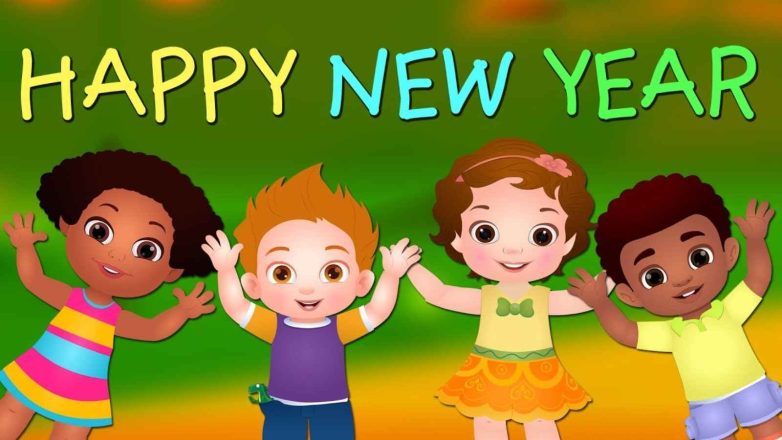Happy New Year Greetings for Children, Kids 2023