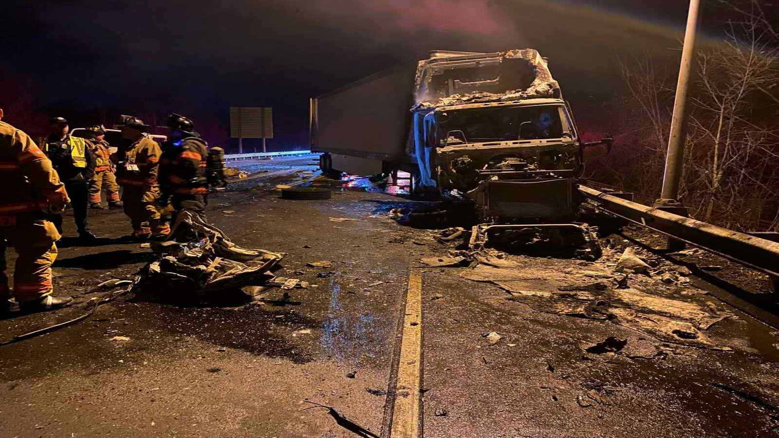 Suffield Bridge Accident: Tractor-Trailer-Van Crash Causes Severe Injuries