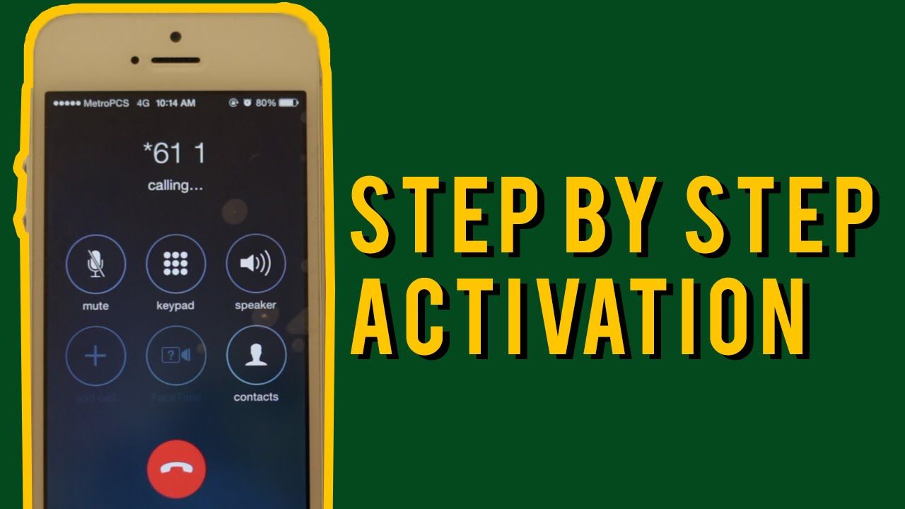 Activate Metro PCS your Phone and SIM card