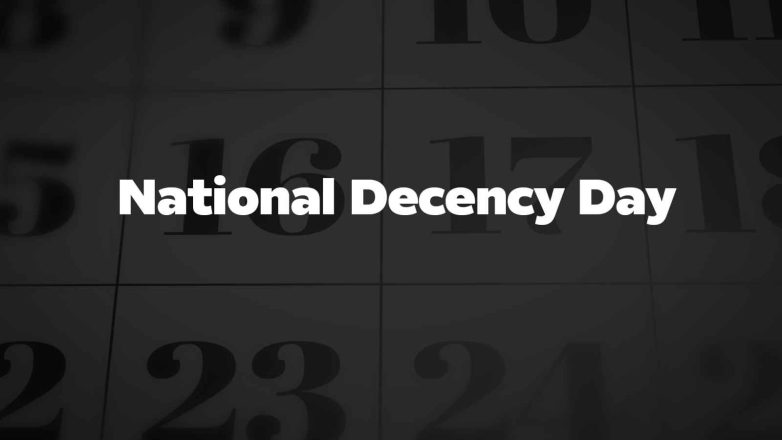 National Decency Day 2023: Date, History, Facts about Tiles