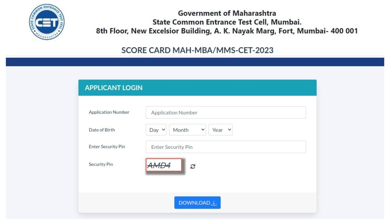 MAH MBA CET Result 2023 MAH MBA CET Result 2023