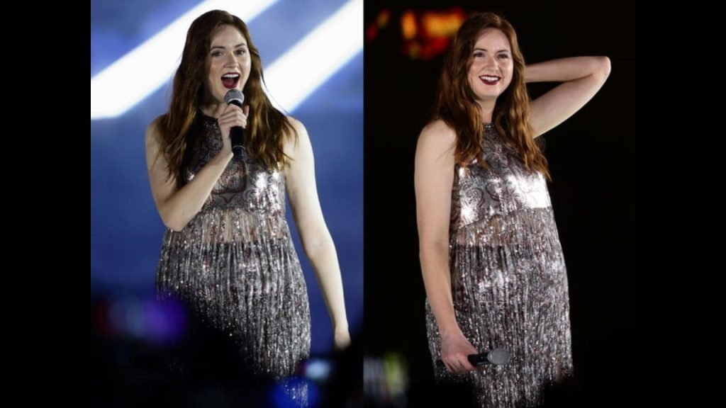 karen gillan weight gain pregnant guardians Image 1