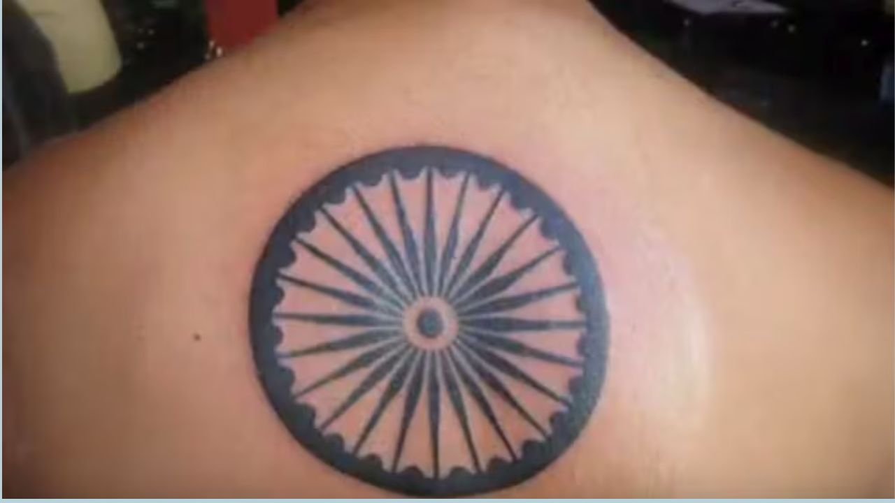 Ashoka Emblem Tattoo