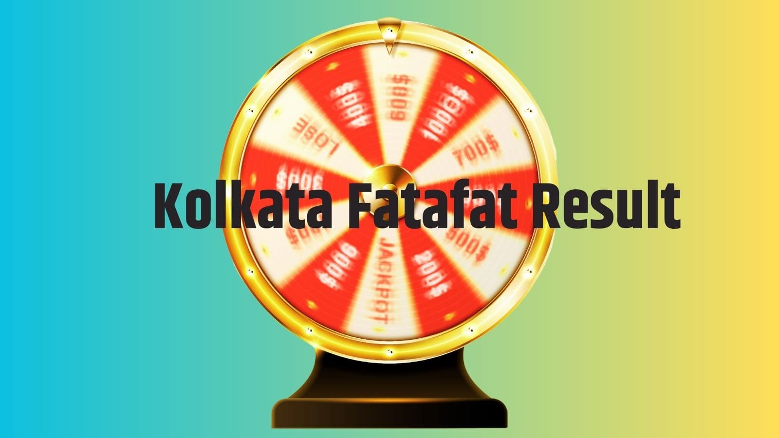 Kolkata FF Fatafat Today Result: Check Kolkata FF result live