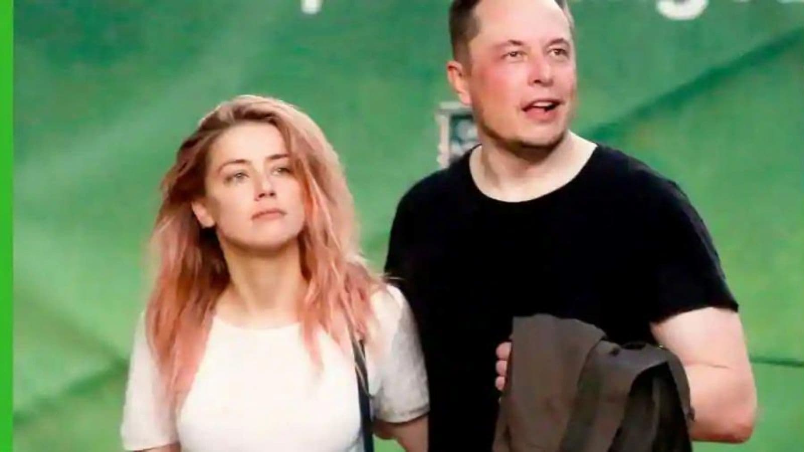 Elon Musk and Amber heard