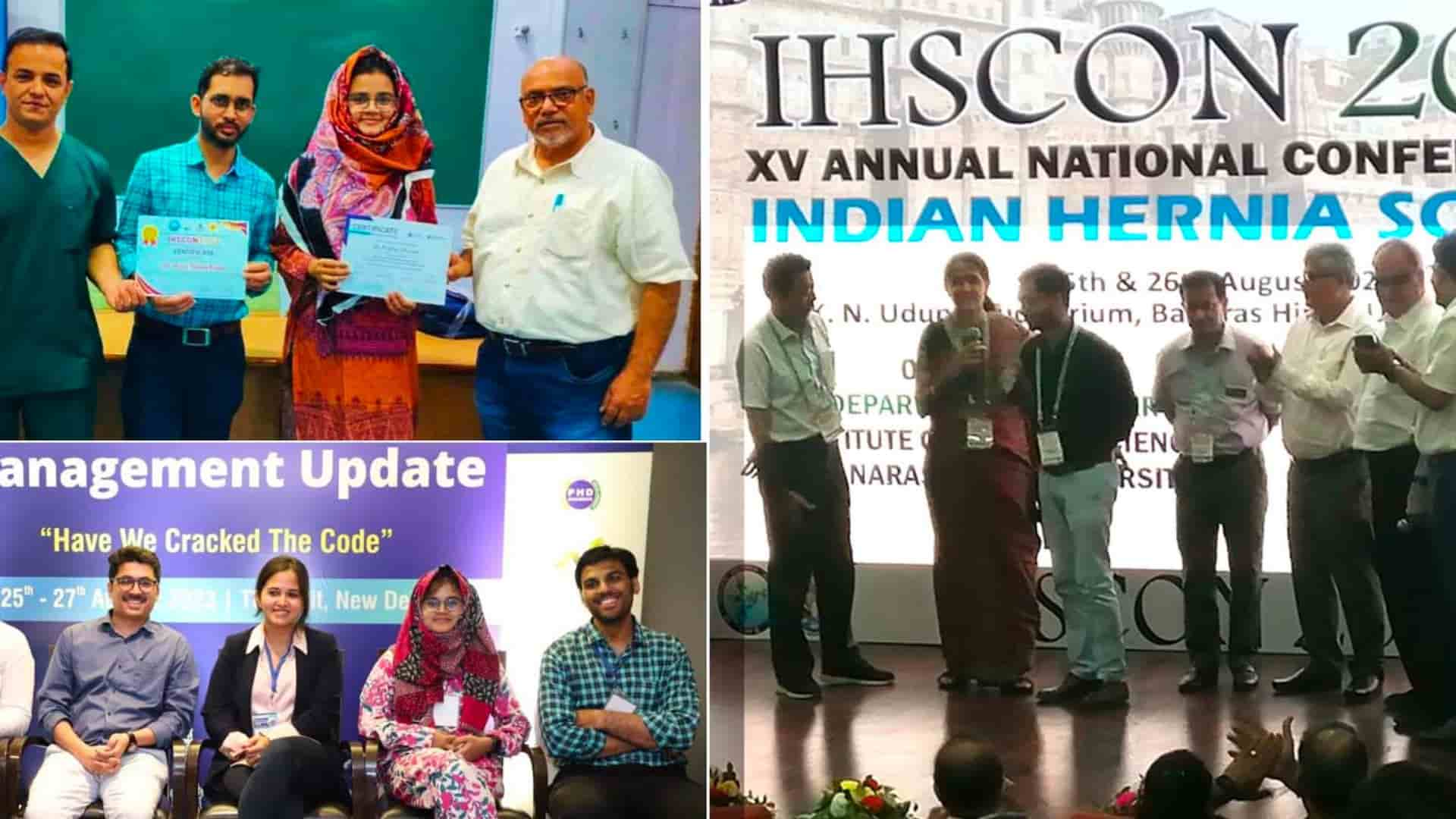 AMU resident doctor bags top prize at the 15th Annual Conference of