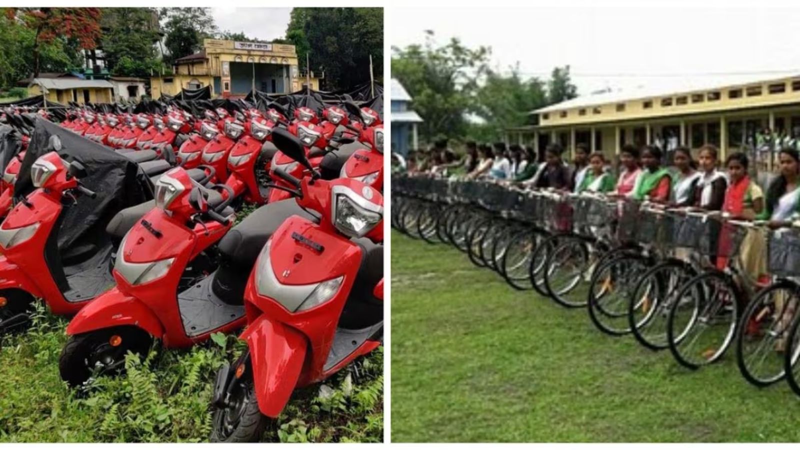 Assam Government's Initiative: Free Scooters and Bicycles for Students