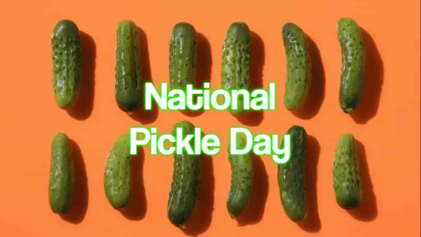 National Pickle Day National Pickle Day