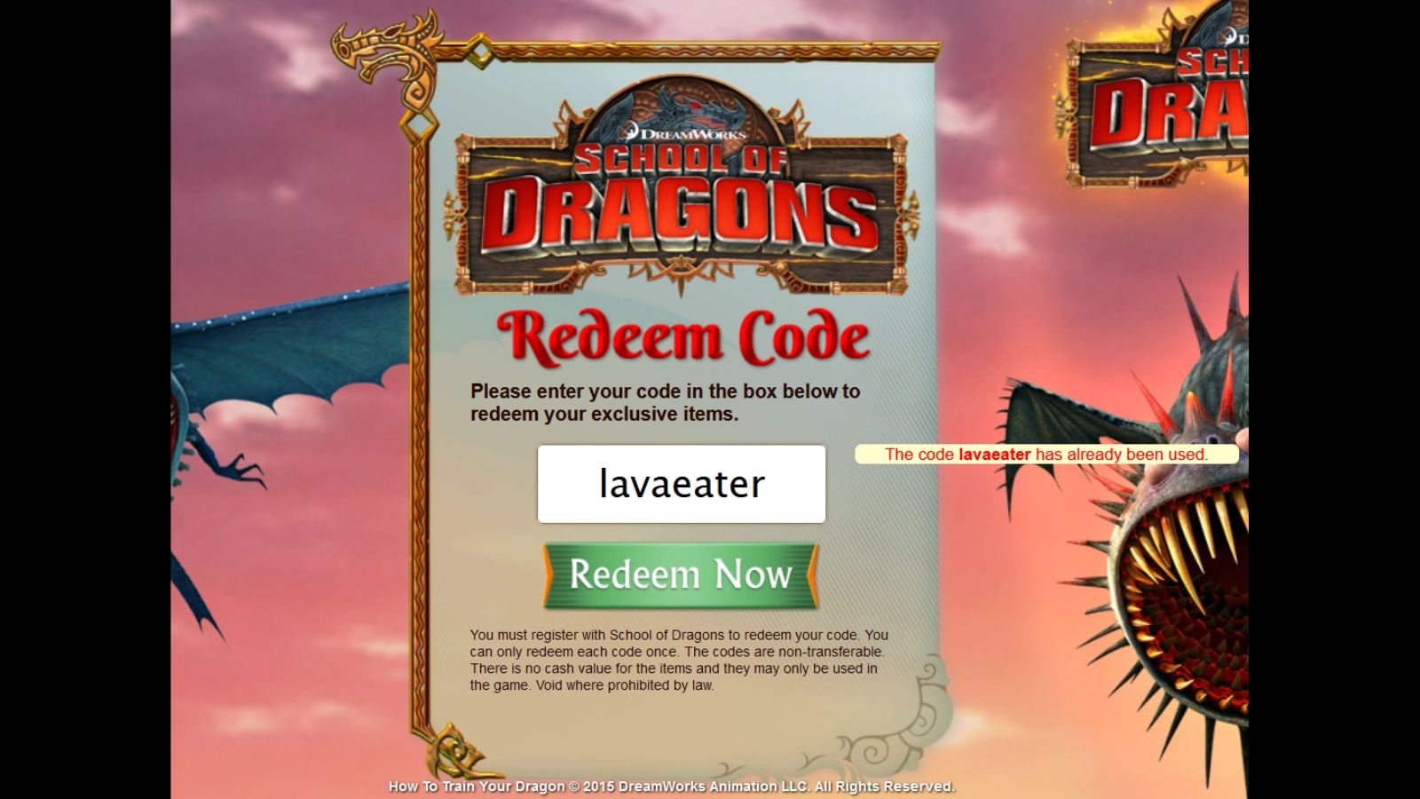 School of Dragons Redeem Codes 2024