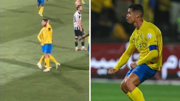 Cristiano Ronaldo gesture Saudi Arabian authorities investigate Cristiano Ronaldo for 'immoral' gesture