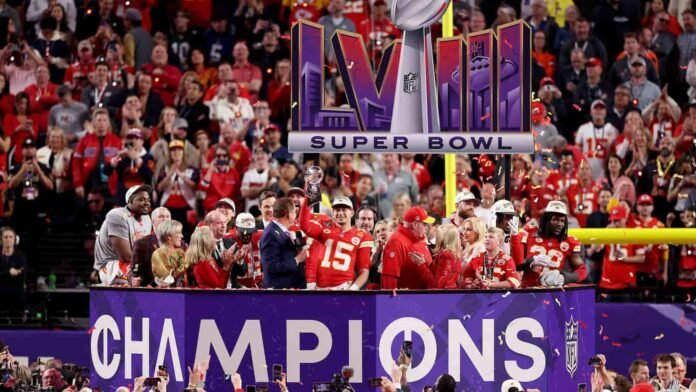 Super Bowl LVIII breaks audience records Super Bowl LVIII breaks audience records, Super Bowl LVIII, Super Bowl LVIII Taylor swift, Super Bowl LVIII records