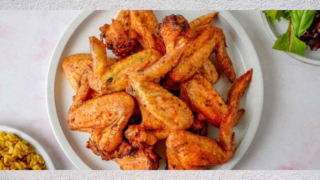 Buffalo wings baked in the oven