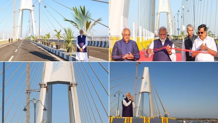 Sudarshan Setu (2) Sudarshan Setu, Sudarshan Setu bridge, Sudarshan Setu inaugration