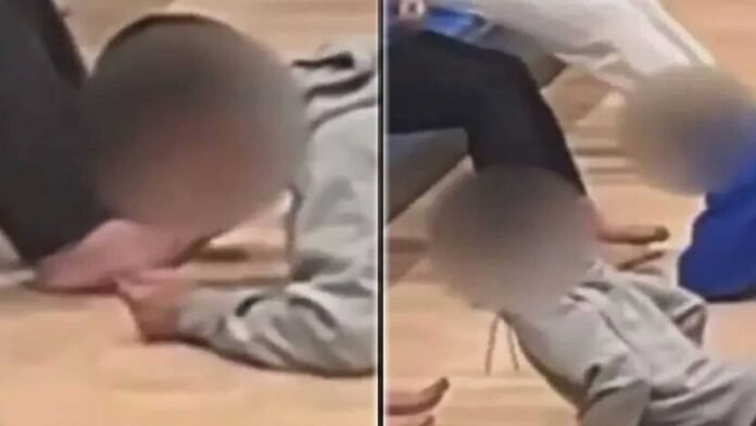 foot licking and kissing (1) High school scandal: Students engage in foot licking and kissing for cash