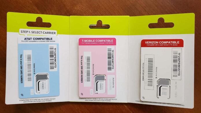 Straight Talk SIM Card Service Activation