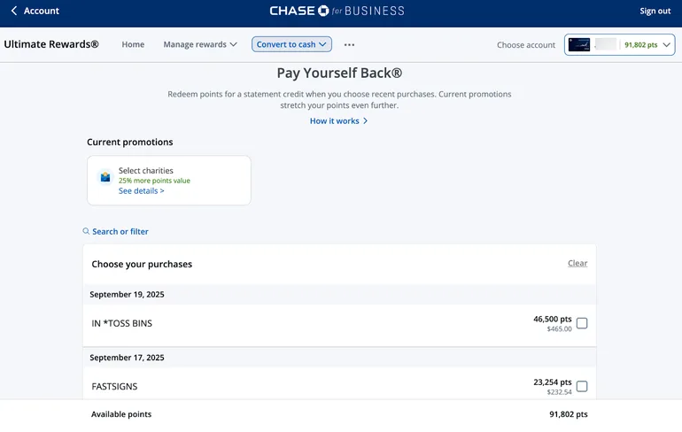 Chase Pay Yourself Back Q3 2026