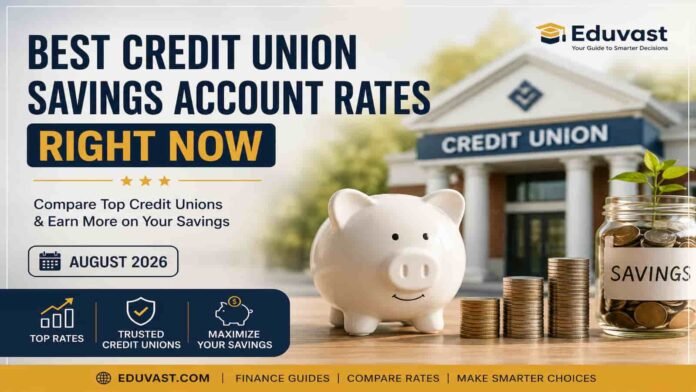 Best Credit Union Savings Rates in August 2026: Where to Earn the Most