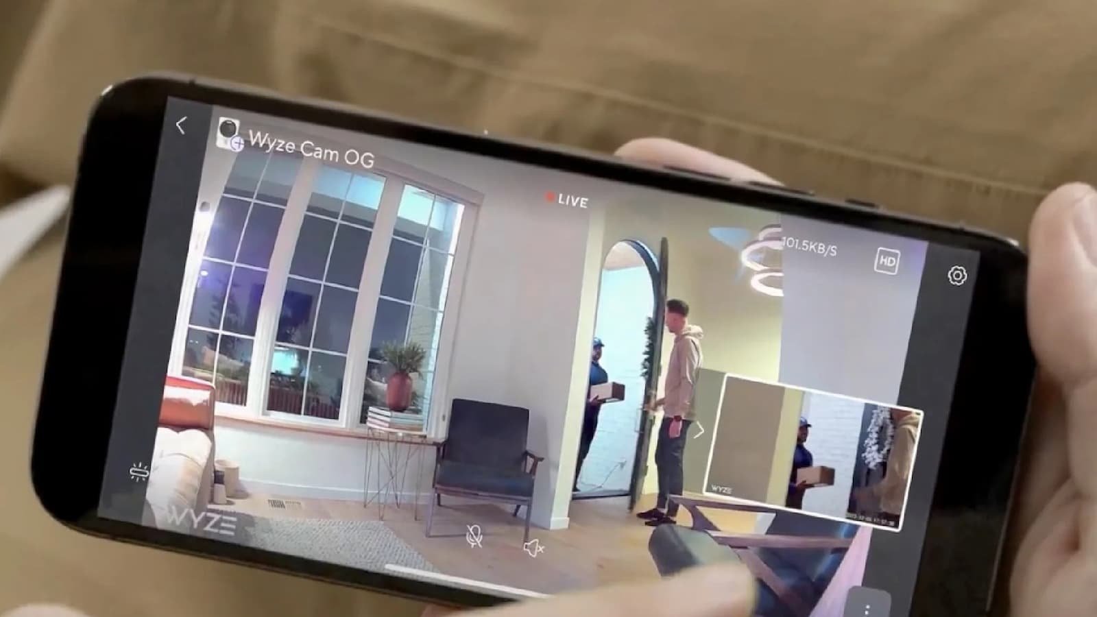 Wyze Cam Live Video and Audio