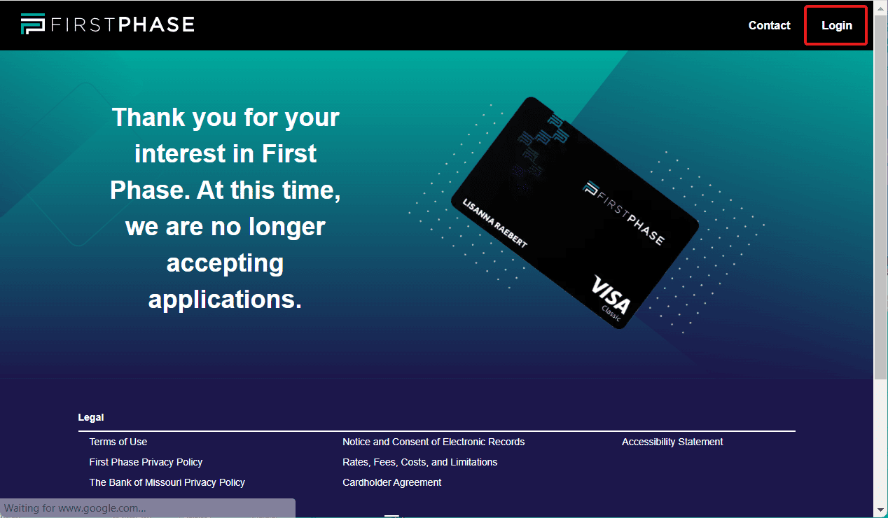 Activate a First Phase Card
